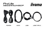 iiyama ProLite XB3294UHSCP-B1 computer monitor 80 cm (31.5") 3840 x 2160 Pixels 4K Ultra HD Zwart