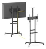 Manhattan Trolley voor tv’s en monitoren van 37–70 inch, VESA 200x200 tot 600x400 mm, max. 70 kg, zwart, controleer de vier montagegaten aan de achterzijde van het scherm, levenslange garantie