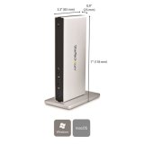 StarTech.com Dual-monitor USB 3.0 docking station met DVI en verticale standaard