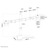 Neomounts FPMA-D550DDBLACK Monitorstandaard 10-32"