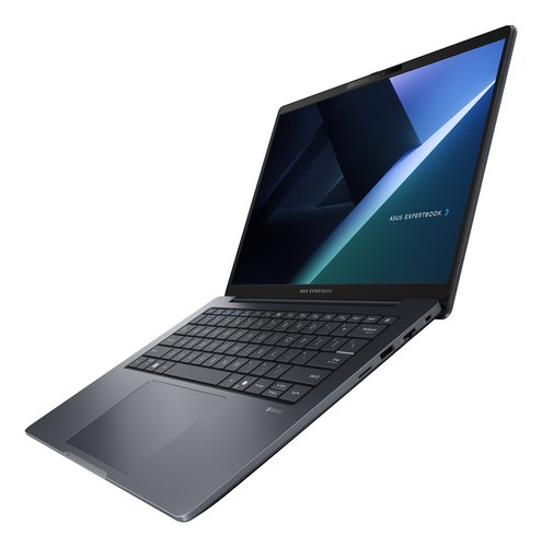 ASUS ExpertBook B3 B3405CCA-LY0758X Intel Core Ultra 5 225H Laptop 35,6 cm (14") WUXGA 16 GB DDR5-SDRAM 512 GB SSD Wi-Fi 6E (802.11ax) Windows 11 Pro Zwart, Grijs AZERTY Belgisch