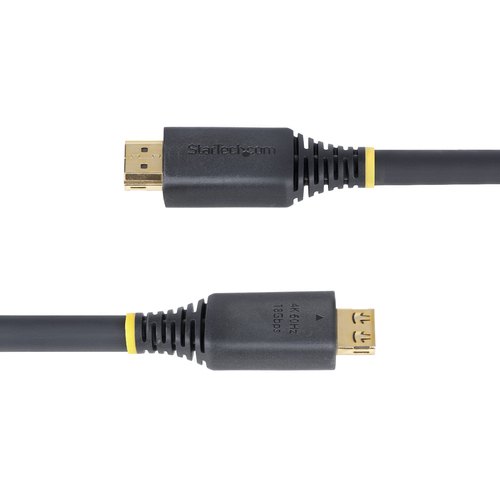 StarTech.com 6m High Speed HDMI Kabel met Grip Connectors, 4K 60Hz/1440p 144Hz, HDR10/HDCP 2.2/ARC, 18Gbps, UHD HDMI 2.0 Kabel voor TV/Monitor/Display, TPE Mantel
