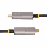 StarTech.com 9,15m USB-C naar HDMI 2.0 Actieve Optische Kabel (AOC), OM3 Multi-mode, 4K 60Hz, CL3 Rated, HDR10, HDCP1.4/2.2, Unidirectionele USB Type-C naar HDMI Adapterkabel