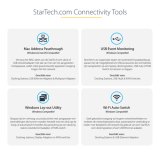 StarTech.com Thunderbolt 4 Dock, 96W Power Delivery, Single 8K/Dual Monitor 4K 60Hz, 3xTB4/USB4 ports, 4xUSB-A, SD, GbE, Thunderbolt 4 Docking Station voor Windows of TB3 MacBook, 0.8m Kabel