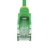 StarTech.com 1,5m Dunne CAT6 Ethernet Kabel, Groen, Snagless, 100W PoE, UTP, LSZH, 28AWG Pure Koperdraad, Slim RJ45 Netwerk Patchkabel met Trekontlasting, Fluke Getest