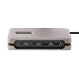 StarTech.com USB-C Multiport Adapter, 4K 60Hz HDMI 2.0b, HDR, USB 3.2 Gen 2 10Gbps Hub (2xUSB-C, 1xUSB-A), 100W PD Pass-Through, Mini Travel Dock, 30cm Kabel, Laptop Docking Station, USB Type-C Travel Adapter