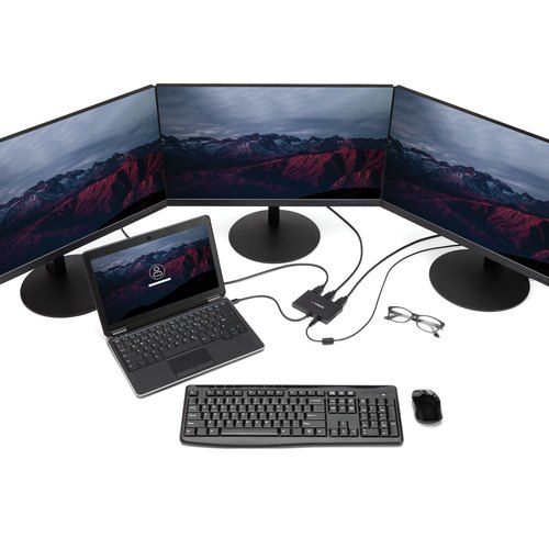 StarTech.com Multi monitor adapter en splitter Mini DisplayPort naar 3x HDMI MST Hub