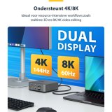 StarTech.com 50cm Thunderbolt 5 Kabel, 80Gbps/Tot 120Gbps, 240W PD EPR, 8K 60Hz, Thunderbolt-Gecertificeerde Kabel, Compatibel met Thunderbolt 4/USB4/USB-C