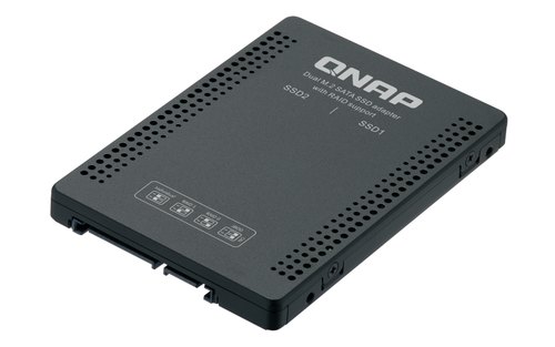 QNAP QDA-A2MAR behuizing voor opslagstations SDD-behuizing Zwart M.2