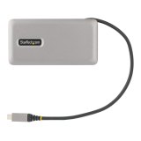 StarTech.com USB-C Multiport Adapter, 4K 60Hz HDMI/DP, 3-Port USB Hub, 100W Power Delivery Pass-Through, GbE, Travel Docking Station met Charging, Mini Dock, 30cm Wrap-Around Kabel