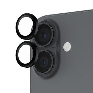 PanzerGlass ® Hoops® Camera Lens Protector Black iPhone 17 | iPhone 16 | 16 Plus Doorzichtige schermbeschermer Apple 1 stuk(s)