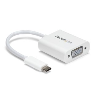 StarTech.com USB-C naar VGA adapter wit