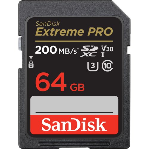 Extreme PRO 64GB SDXC 200MB/s UHS-I C10
