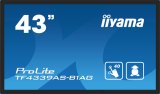 iiyama TF4339AS-B1AG computer monitor 108 cm (42.5") 3840 x 2160 Pixels 4K Ultra HD LED Touchscreen Zwart