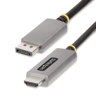 StarTech.com 2m DisplayPort naar HDMI Adapter Kabel, 8K 60Hz, 4K 144Hz, HDR10, Actieve DP 1.4 naar HDMI 2.1 Video Converter, DisplayPort Desktop naar HDMI Monitor, M/M, DisplayPort naar HDMI Dongle
