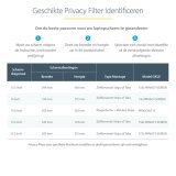 StarTech.com 17.3-inch 16:9 Laptop Privacy Filter, Anti-Glans Privacyscherm met 51% Blauw Licht Reductie, Notebook Screen Protector met +/- 30 Grad. Kijkhoek, Mat/Glanzend
