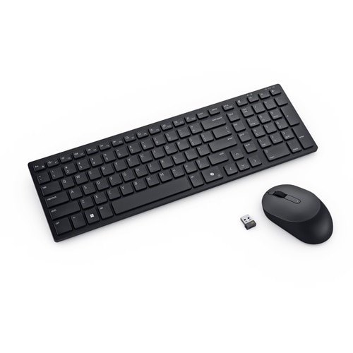 DELL Pro compact stil toetsenbord en stille muis - KM555 - Belgisch (AZERTY)
