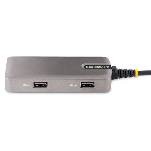 StarTech.com USB-C Multiport Adapter, 4K 60Hz HDMI, HDR - 2-Port 5Gbps USB 3.0 Hub, 100W Power Delivery Pass-Through, GbE, USB Type C Mini Docking Station, Windows/macOS/ChromeOS