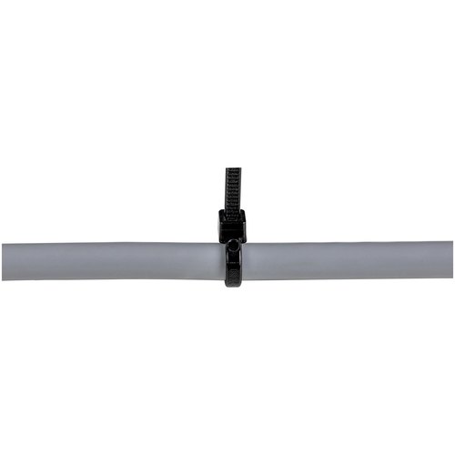 StarTech.com 15 cm Zwarte Kabelbinders 3 mm Breed, 39 mm Bundeldiameter, 18 kg Treksterkte Zelfsluitende Snelbinders uit Nylon met Gebogen Punt, 94V-2/UL Listed, 1000 stuks