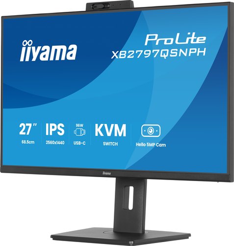 iiyama ProLite XB2797QSNPH-B1 computer monitor 68,6 cm (27") 2560 x 1440 Pixels Quad HD LED Zwart