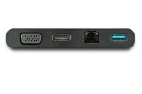 StarTech.com USB C-Multiport Adapter Hub met HDMI, VGA, Gigabit Ethernet & USB 3.0 - USB-C naar 4K HDMI of 1080p VGA Mini Docking Station - USB Type-C Travel Dock voor USB-C Laptops