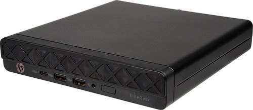 HP EliteDesk 8 Mini G1a PC AMD Ryzen™ 5 220 16 GB DDR5-SDRAM 512 GB SSD Windows 11 Pro Mini PC Zwart