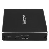 StarTech.com Dubbele sleuf schijfbehuizing voor M.2 SATA SSDs - USB 3.1 (10Gbps) - RAID