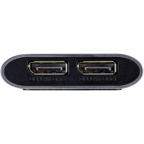 StarTech.com Thunderbolt 3 naar Dual DisplayPort Adapter DP 1.4 Dual 4K 60Hz of Single 8K/5K Thunderbolt 3 naar DP Adapter TB3 naar 2x DisplayPort Monitor Video Display Adapter Mac/Windows