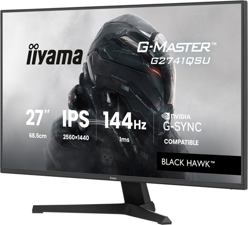 iiyama G-MASTER G2741QSU-B1 computer monitor 68,6 cm (27") 2560 x 1440 Pixels 4K Ultra HD QLED Zwart