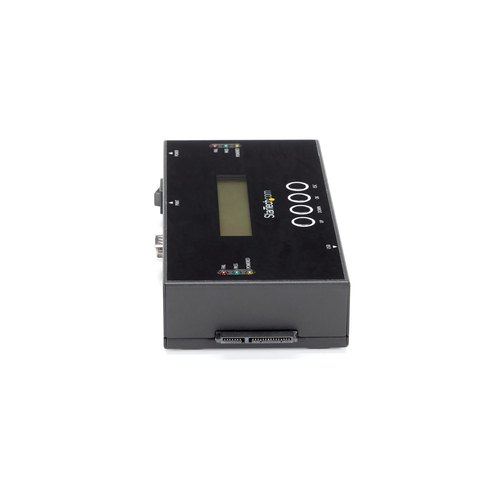 StarTech.com 1:1 Standalone Hard Drive Cloner & Wisser, SAS en SATA HDD/SSD Kloner/Copier/Eraser, Hard Disk Duplicator en Secure Erase Dock, LCD Display, TAA Compliant