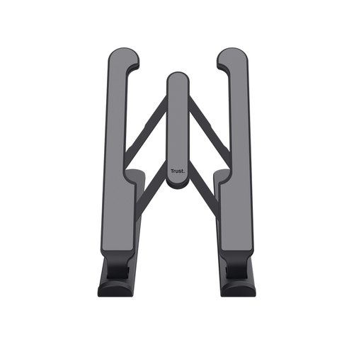 Trust Primo Laptop- en Tabletstandaard - Verstelbare standaard – Voor apparaten tot 16 inch – Opvouwbaar – Grijs