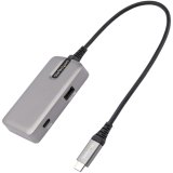 StarTech.com USB C Multiport Adapter, USB Type-C naar 4K 60Hz HDMI 2.0, 100W Power Delivery Pass-through, 3-Port 10Gbps USB Hub, Compacte USB C Mini Dock, 25cm Kabel