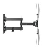 Manhattan Wandbeugel voor TV’s en monitoren (Volledig Verstelbaar), voor schermen 32–55", VESA-compatibiliteit: van 100x100 tot 400x400 mm (controleer de afmetingen van de vier montagegaten aan de achterzijde), max 30 kg, zwart