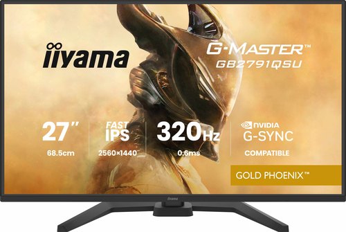 iiyama G-MASTER GB2791QSU-B1 computer monitor 68,6 cm (27") 2560 x 1440 Pixels Wide Quad HD LCD Zwart