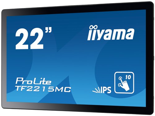 iiyama ProLite TF2215MC-B2 computer monitor 54,6 cm (21.5") 1920 x 1080 Pixels Full HD LED Touchscreen Multi-gebruiker Zwart