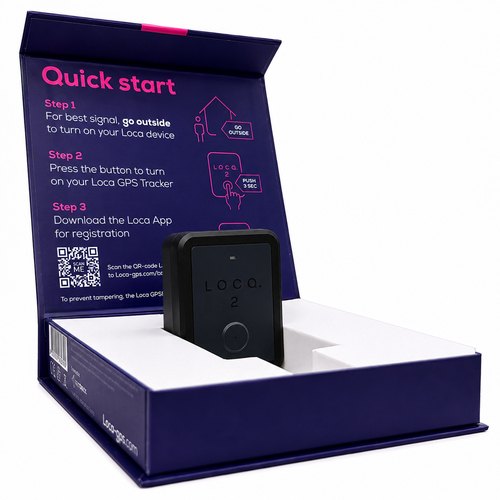Nedsoft Loca 2 GPS tracker - Zónder abonnement – 3 jaar batterijduur – Waterdicht – 4G Future proof