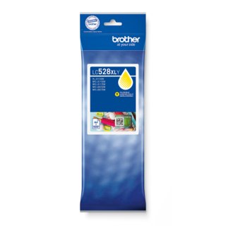 Brother LC528XLY Yellow Ink Cartridge inktcartridge 1 stuk(s) Origineel Ultrahoog rendement Geel