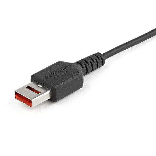 StarTech.com 1m Data Blocker Kabel USB-A naar Micro USB Secure Charging Kabel No-Data Power-Only Oplaadkabel voor Telefoon/Tablet USB Protector Data Blocker Adapter Kabel
