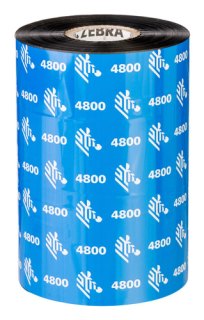 Zebra 4800 Resin thermal ribbon 450 m Zwart