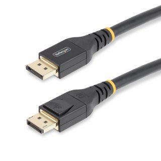 StarTech.com 15m VESA Gecertificeerde Actieve DisplayPort 1.4 Kabel, DP8K DisplayPort Kabel met HBR3, HDR10, MST, DSC 1.2, HDCP 2.2, 8K 60Hz, 4K 120Hz,DP 1.4 Kabel M/M