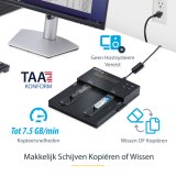 StarTech.com Standalone Dual Bay M.2 SATA/NVMe Duplicator/Wisser, HDD/SSD Cloner voor M.2 PCIe AHCI/NVMe/SATA, NIST 800-88 & DoD 5220.22-M Secure Erase, 2.5/3.5in Schijven, Hard Drive Sanitizer