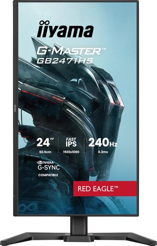 iiyama G-MASTER GB2471HS-B1 computer monitor 60,5 cm (23.8") 1920 x 1080 Pixels Full HD Zwart