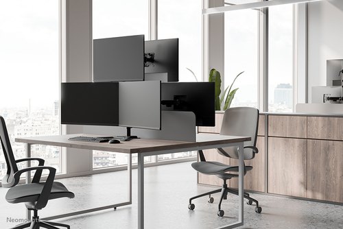 Neomounts DS45-600BL2-1 Monitorstandaard voor drie schermen 10-32"