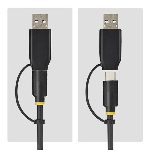 StarTech.com USB-C/USB-A naar M.2 NVMe Dock Adapter, 10Gbps, Externe M.2 NVMe SSD Lezer, B+M/M-Key, Vereist Geen Gereedschap