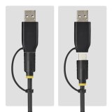 StarTech.com USB-C/USB-A naar M.2 NVMe Dock Adapter, 10Gbps, Externe M.2 NVMe SSD Lezer, B+M/M-Key, Vereist Geen Gereedschap