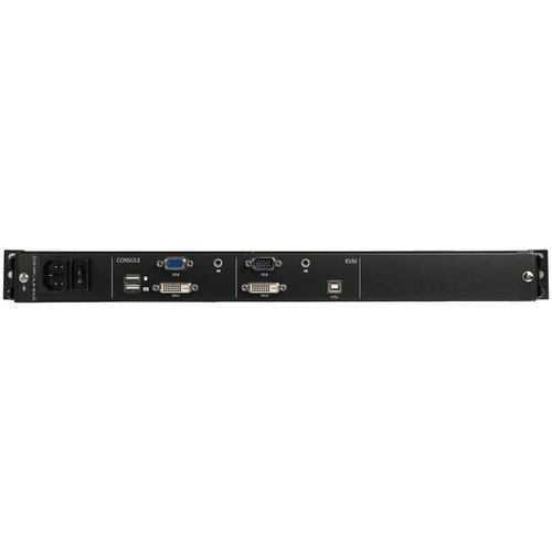 StarTech.com Dual Rail KVM Rack Console, HD 1080p, Single Port DVI/VGA KVM met 17" LCD Scherm voor Server Rack, Universele 1U LCD KVM Console met Kabels, USB Support, 50000 MTBF, QWERTY Keyboard