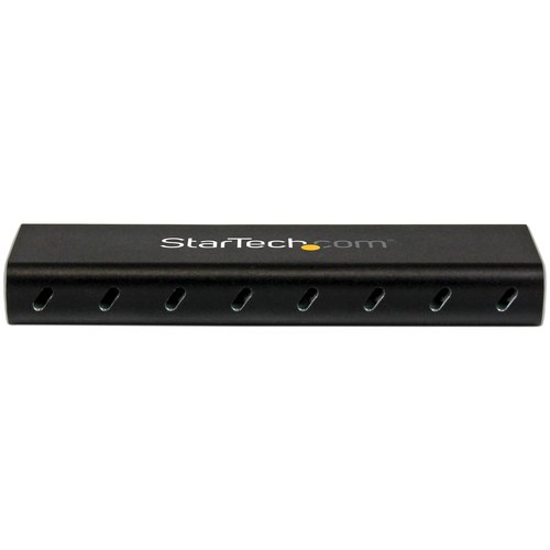 StarTech.com M.2 SSD Behuizing voor M.2 SATA SSDs - USB 3.0 (5Gbps) met UASP - Externe M.2 SSD Behuizing - Aluminum