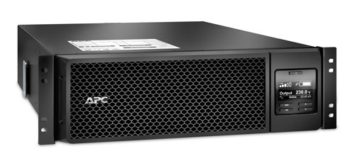 APC Smart-UPS On-Line SRT5KRMXLI-6W - 5000VA ,6x C13, 4x C19 uitgang, rackmountable, Embedded NMC, 6 jaar garantie
