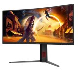 AOC G4 CU34G4 computer monitor 86,4 cm (34") 3440 x 1440 Pixels Wide Quad HD LED Zwart, Rood