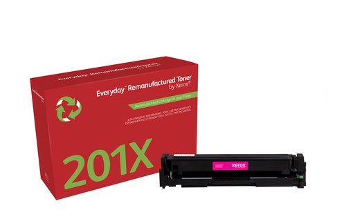 Everyday ™ Magenta Remanufactured Toner van Xerox compatible met HP 201X (CF403X), High capacity